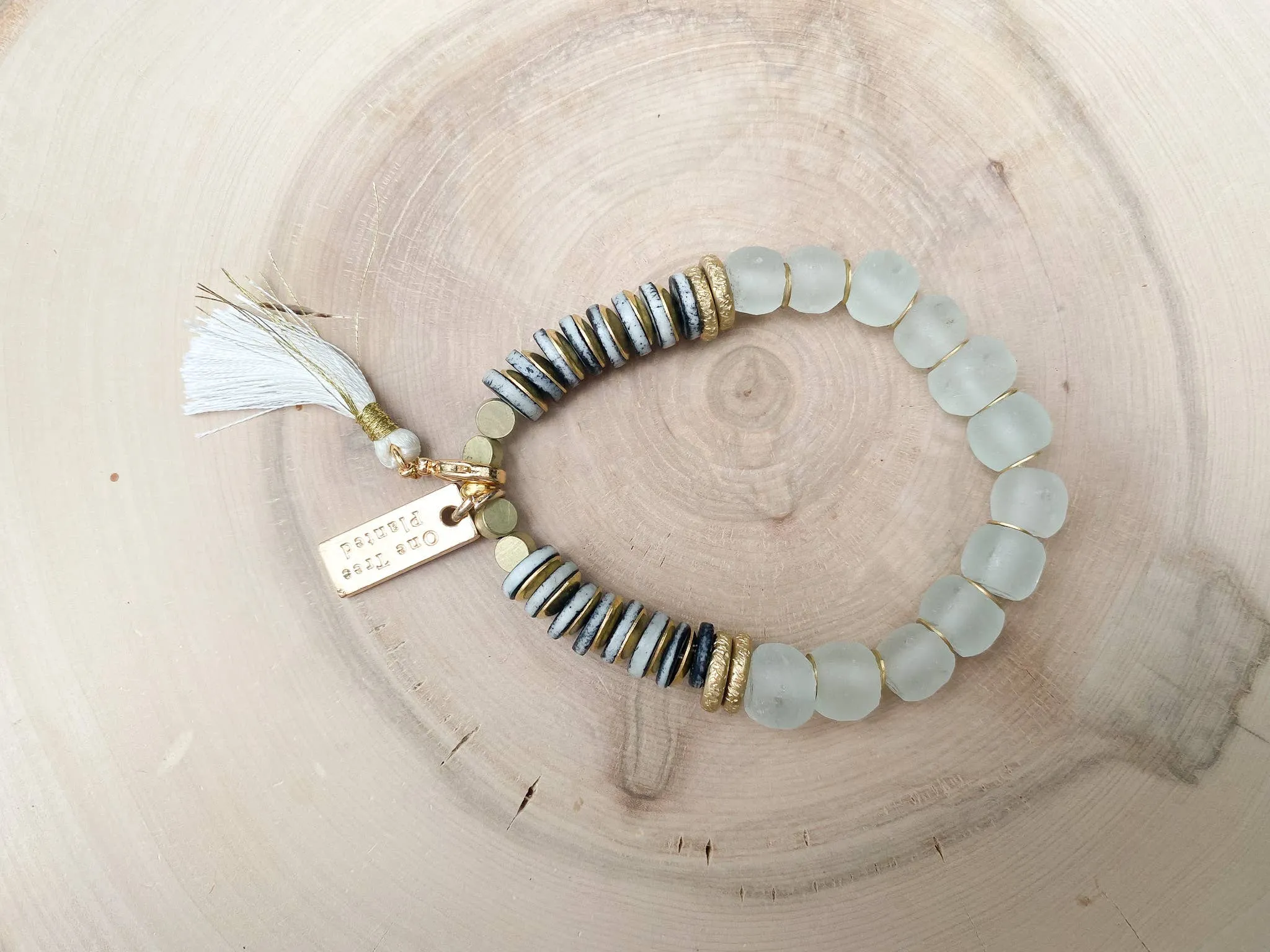 Recycled Glass Bracelets: Recycled Paper Bracelet
