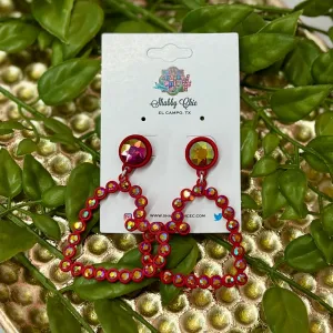 Red Heart Earrings
