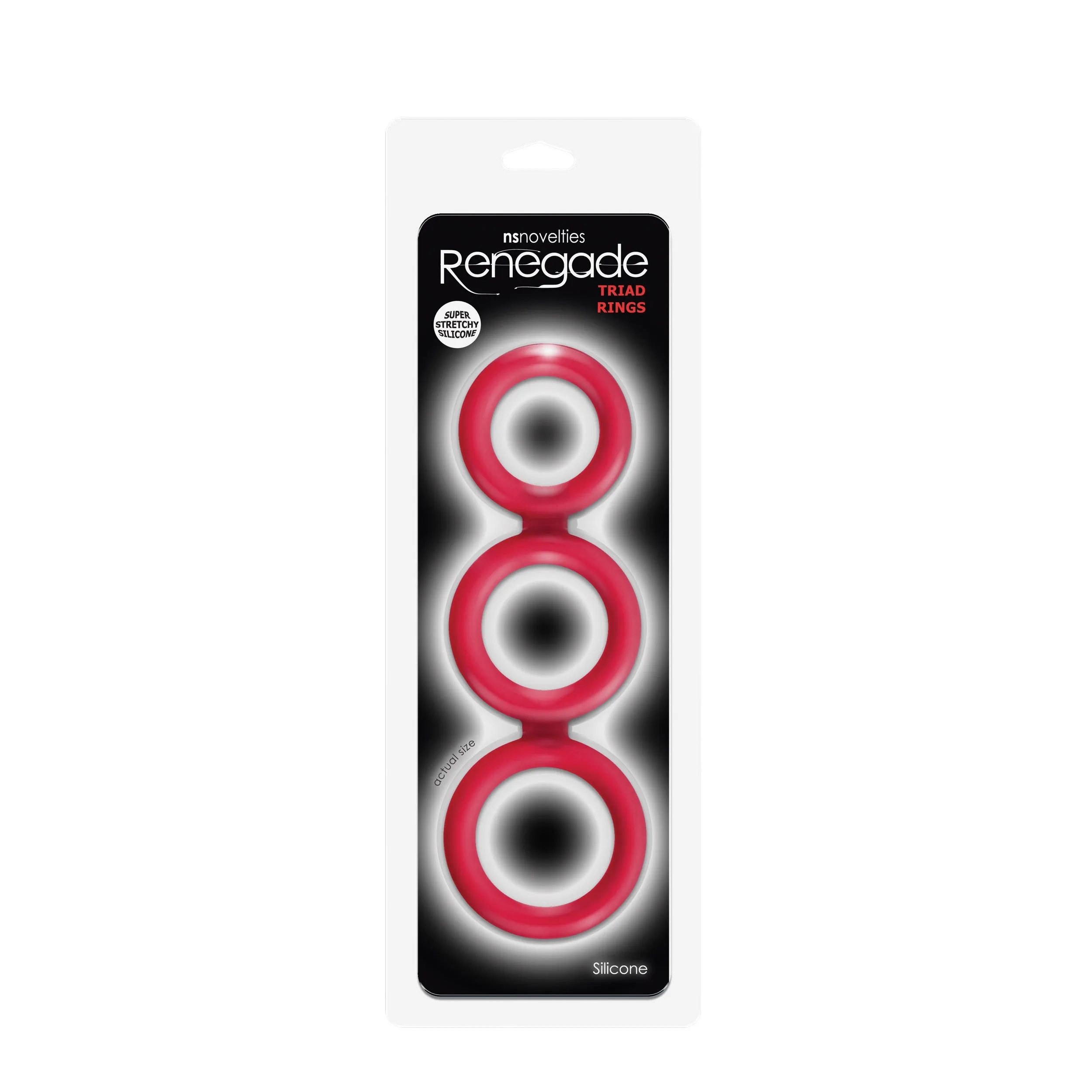 Renegade Triad Cock Ring - Red
