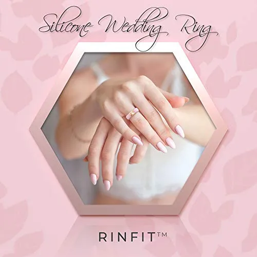 Rinfit Silicone & Metal Wedding Rings