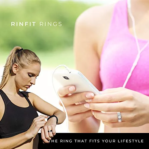 Rinfit Silicone & Metal Wedding Rings