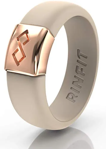 Rinfit Silicone & Metal Wedding Rings