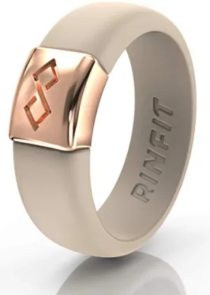 Rinfit Silicone & Metal Wedding Rings