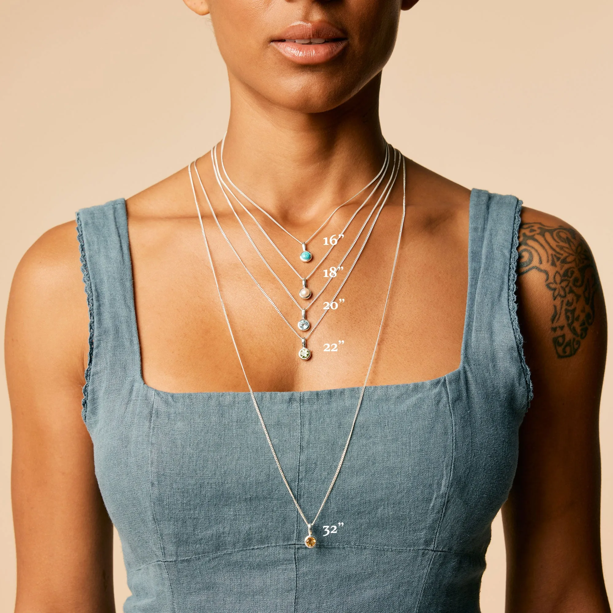 Root Chakra Necklace - Gold
