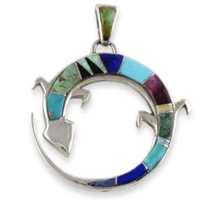 Rounded Lizard Pendant