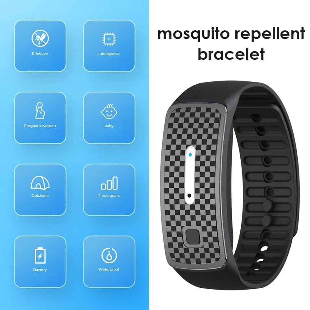 RoyaleGlow Ultrasonic Mosquito Repellent Bracelet - USB Charging