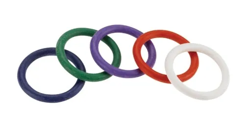 Rubber C-Ring Set - 1.25&quot; - Rainbow