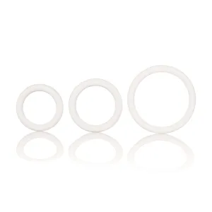 Rubber Ring 3 Piece Set - White