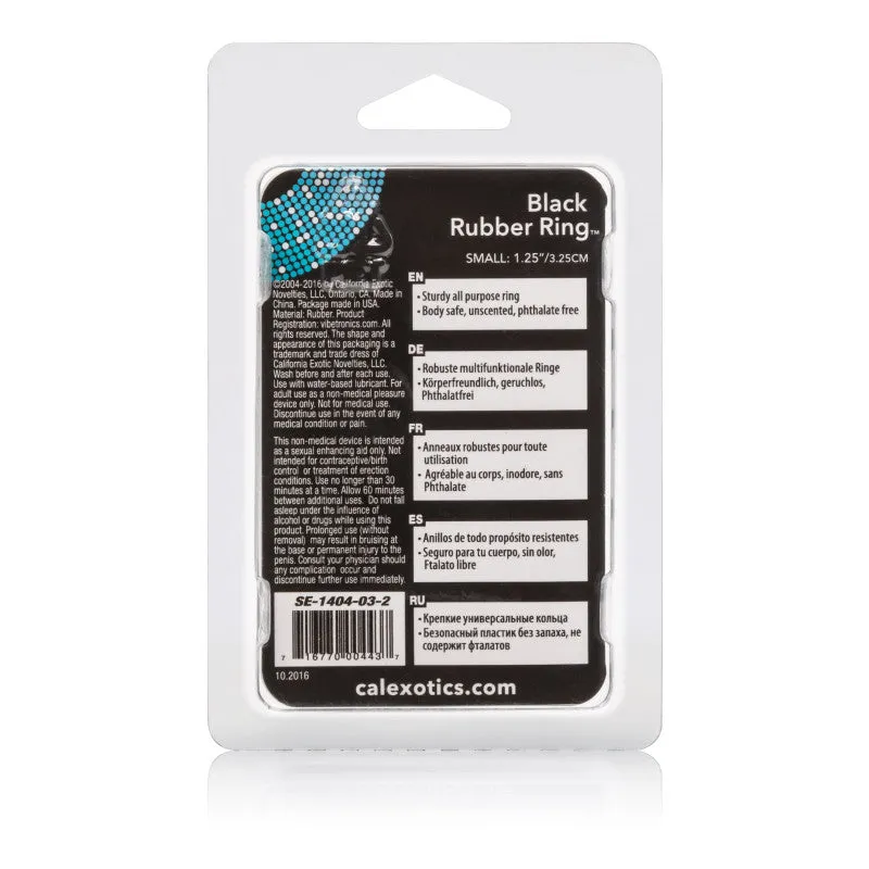 Rubber Ring Black Small