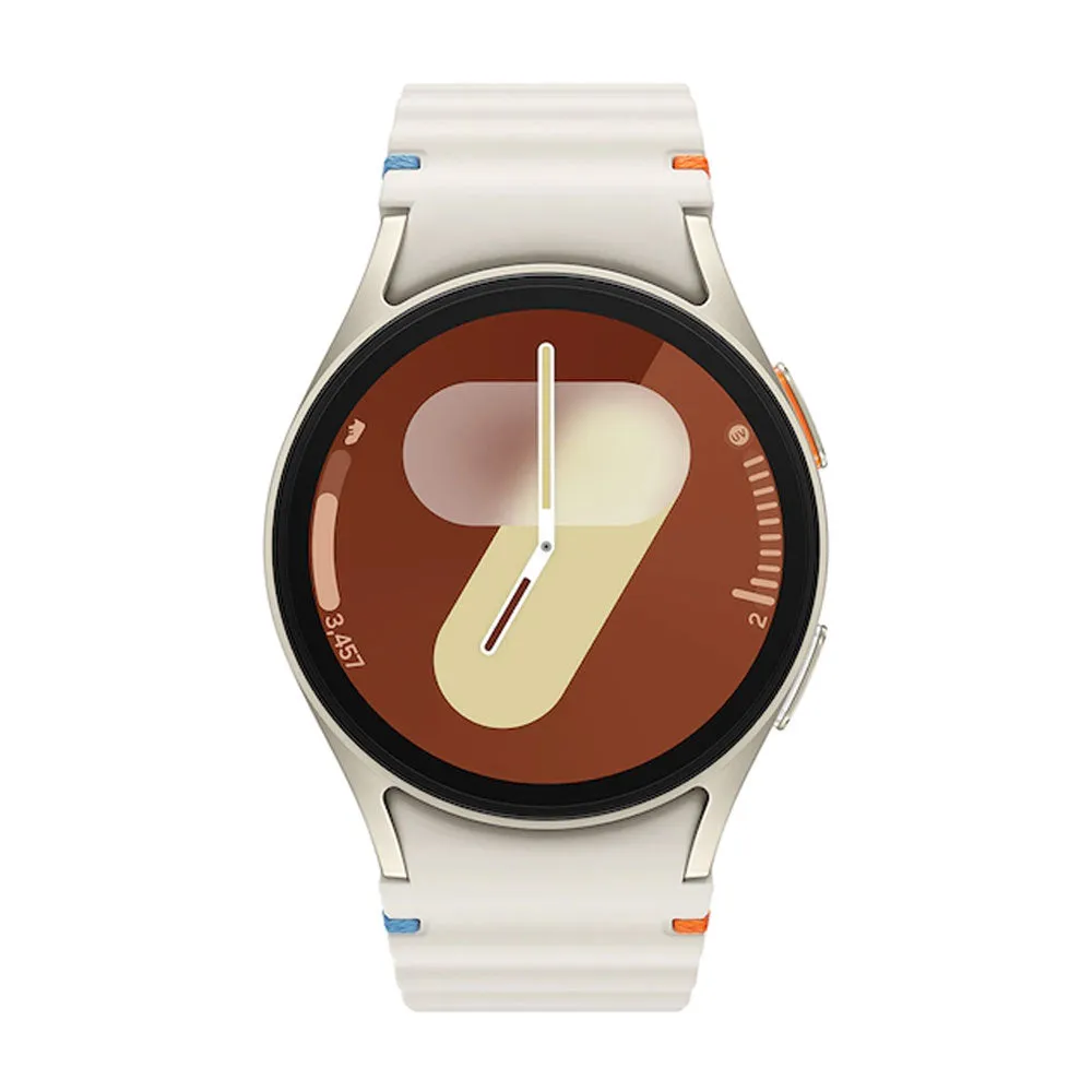 Samsung Galaxy Watch 7 SM-L300 Smart Watch (40mm - GPS) Cream Aluminum Case With Cream Sport Strap