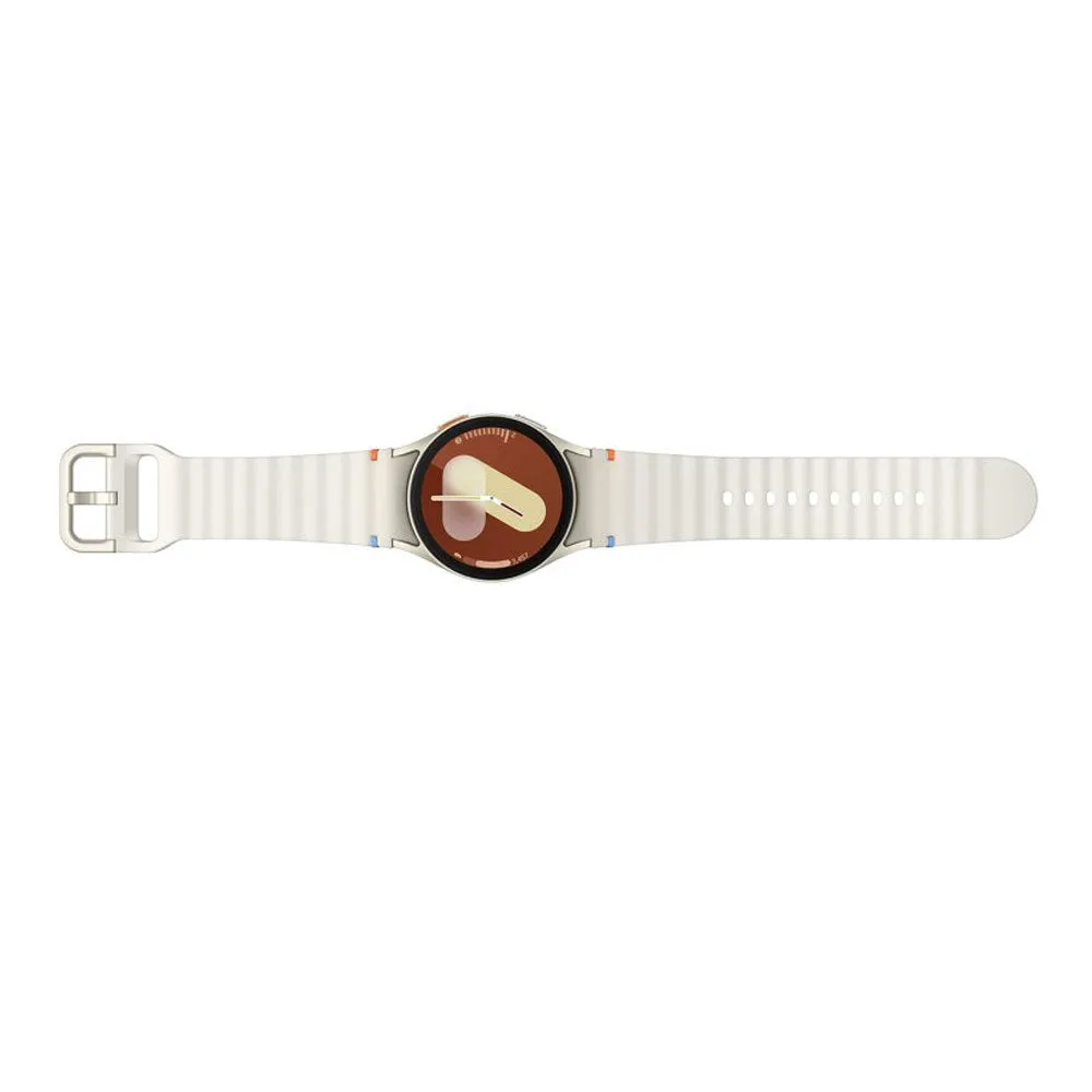 Samsung Galaxy Watch 7 SM-L300 Smart Watch (40mm - GPS) Cream Aluminum Case With Cream Sport Strap
