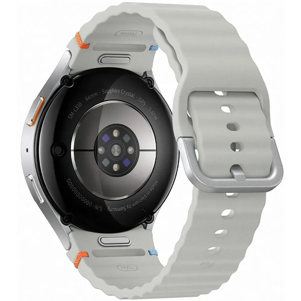 Samsung Galaxy Watch 7 SM-L310 Smart Watch (44mm - GPS) Silver Aluminum Case With Silver Sport Strap
