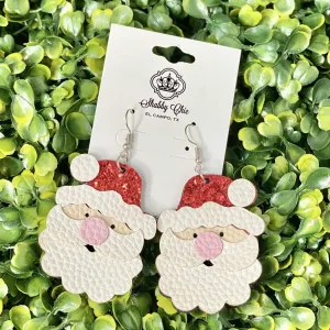 Santa earrings