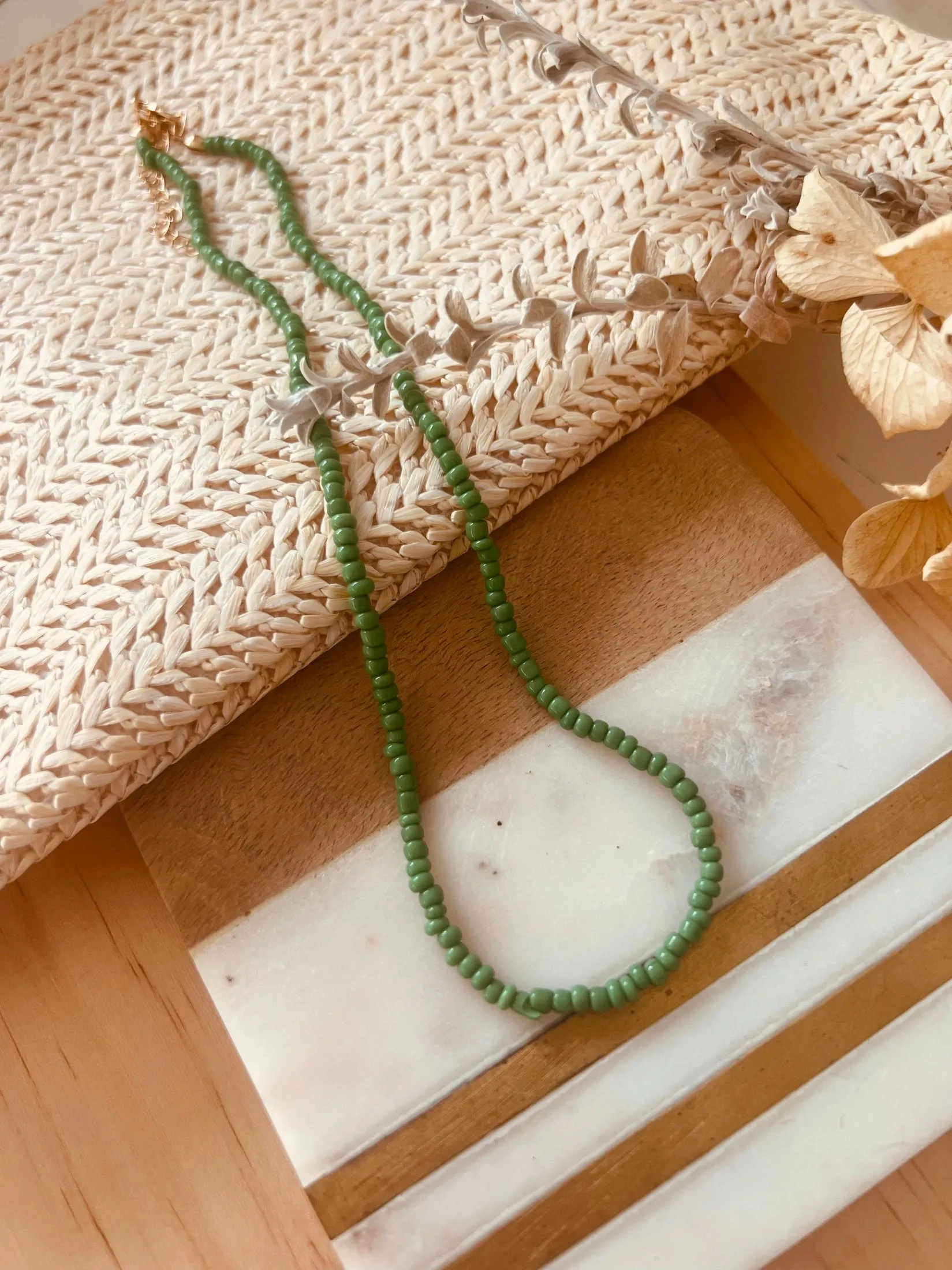 Seed Bead Boho Necklaces