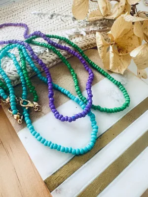 Seed Bead Boho Necklaces