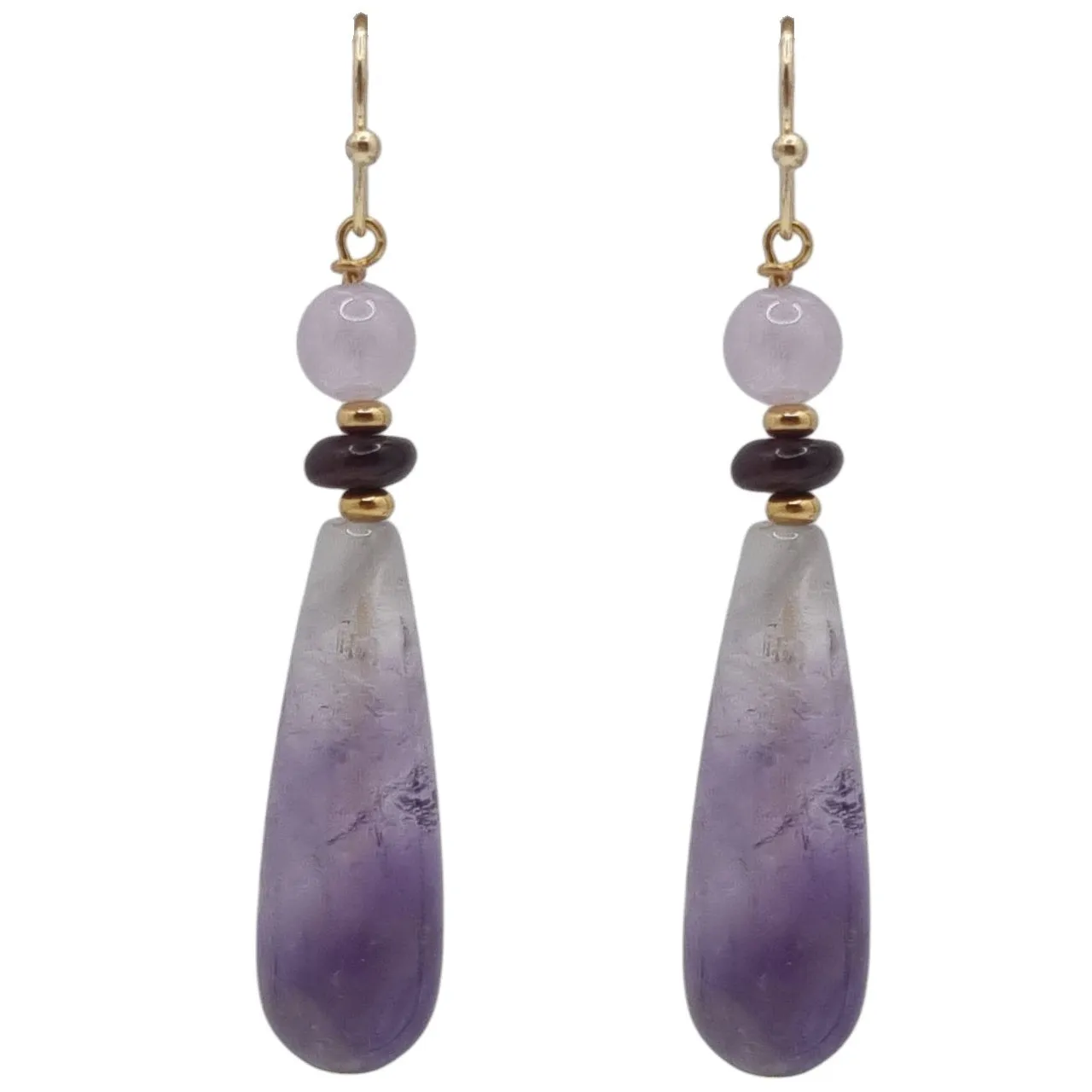Serenity Amethyst, Garnet and Pearl Necklace