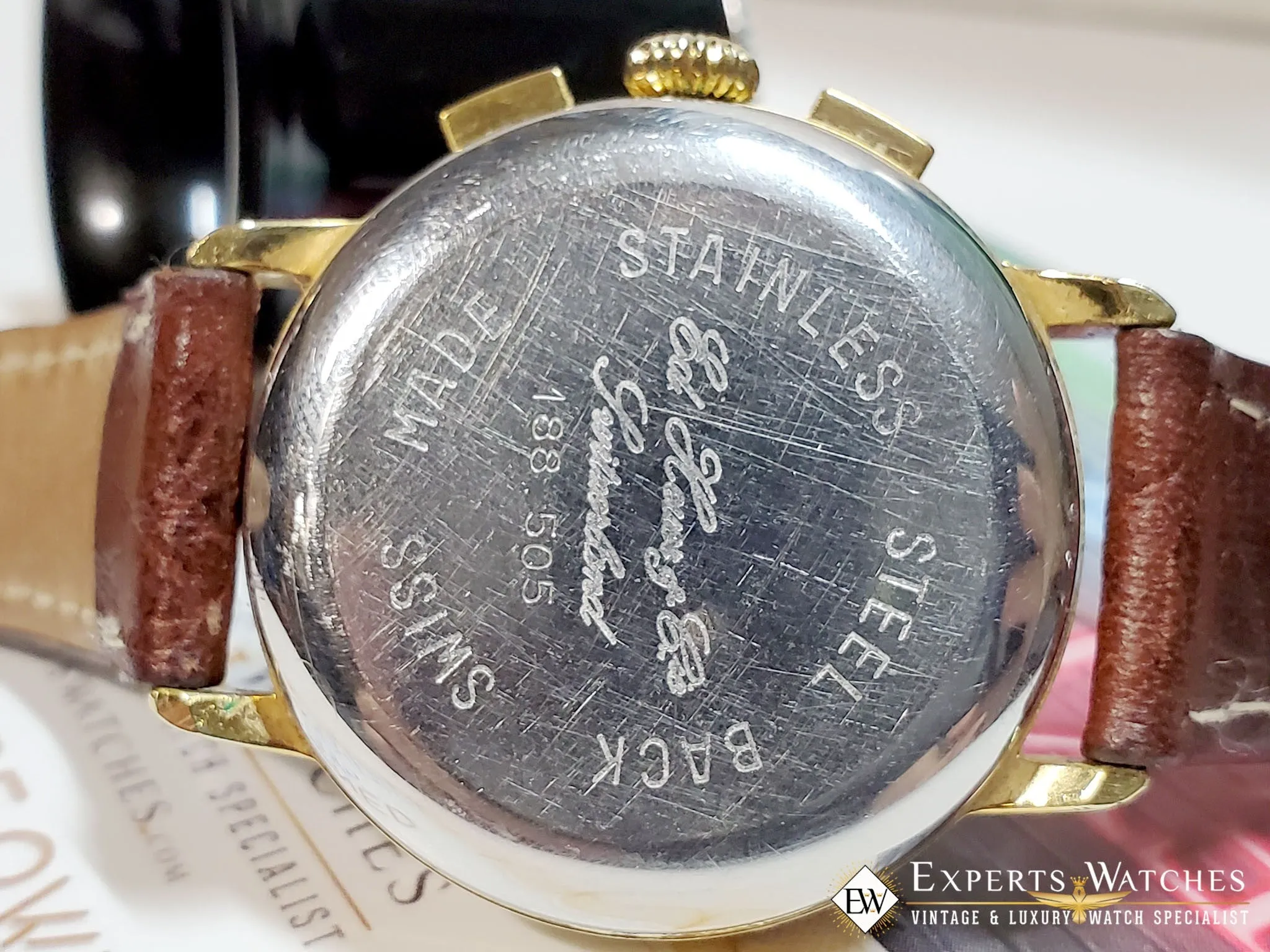 Serviced Ed Heuer Cie Moonphase Chronograph 125th Anniversary Edition Lemania