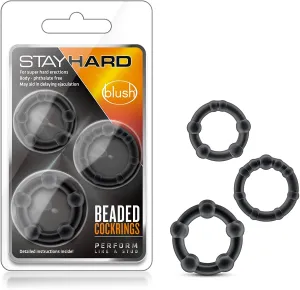 Silicone Cock Ring Trio Pack ~ StayHard