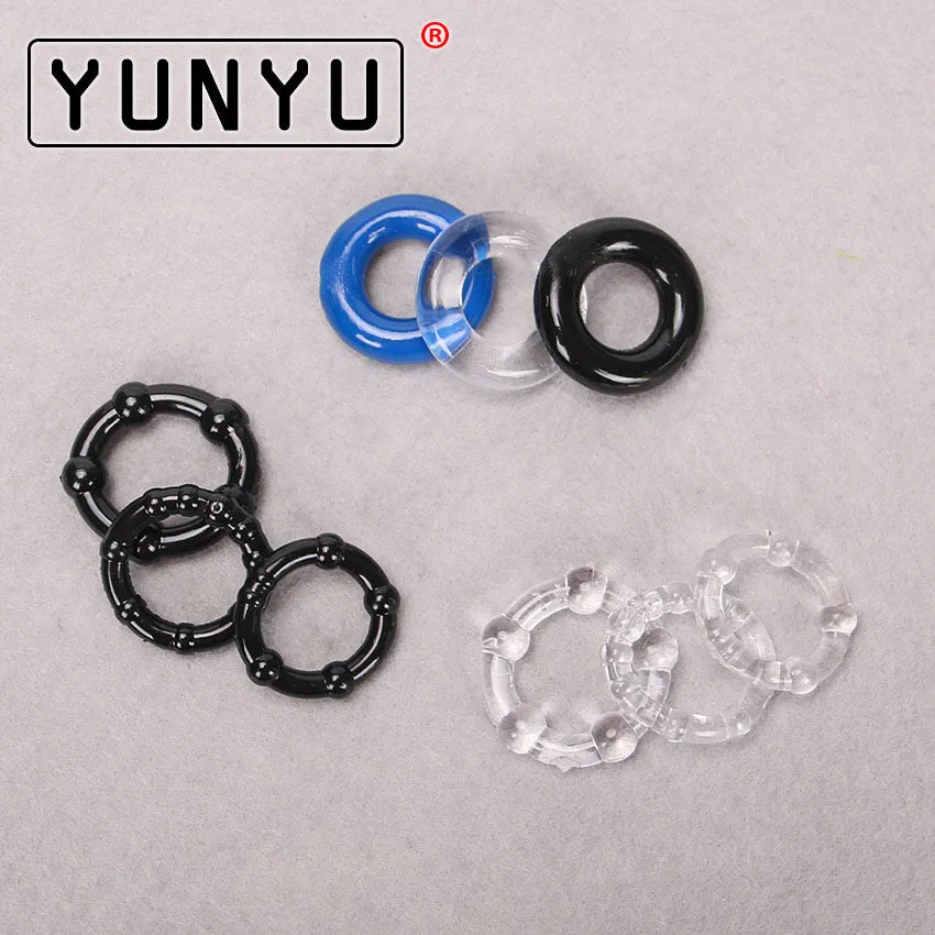 Silicone Cock Rings Set 3 Colours