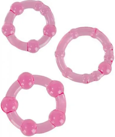 Silicone Island Rings - Pink
