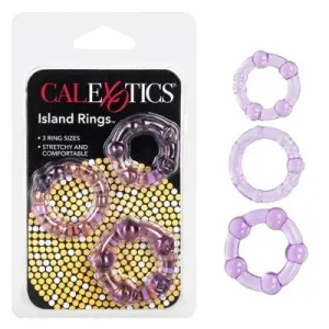 SILICONE ISLAND RINGS PURPLE