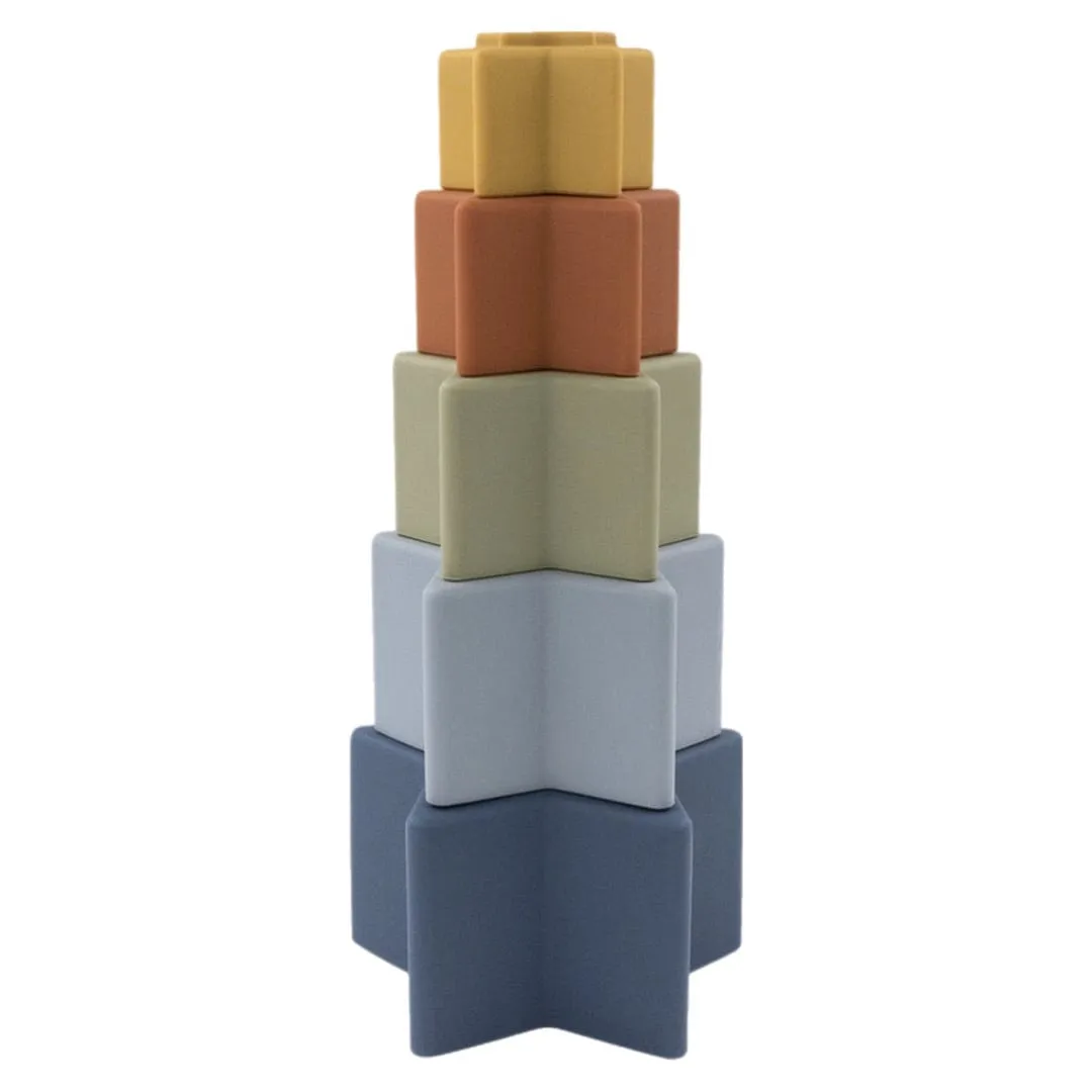 Silicone Nesting Stars - Multi