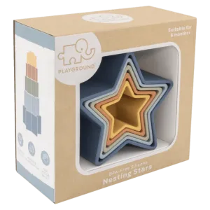 Silicone Nesting Stars - Multi