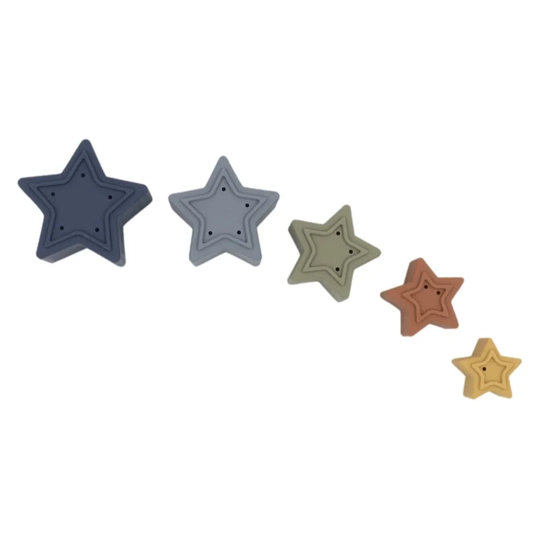 Silicone Nesting Stars - Multi