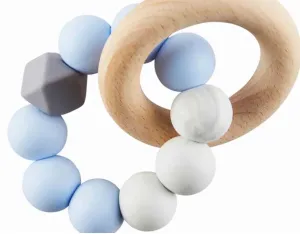 Silicone   Wood Teether