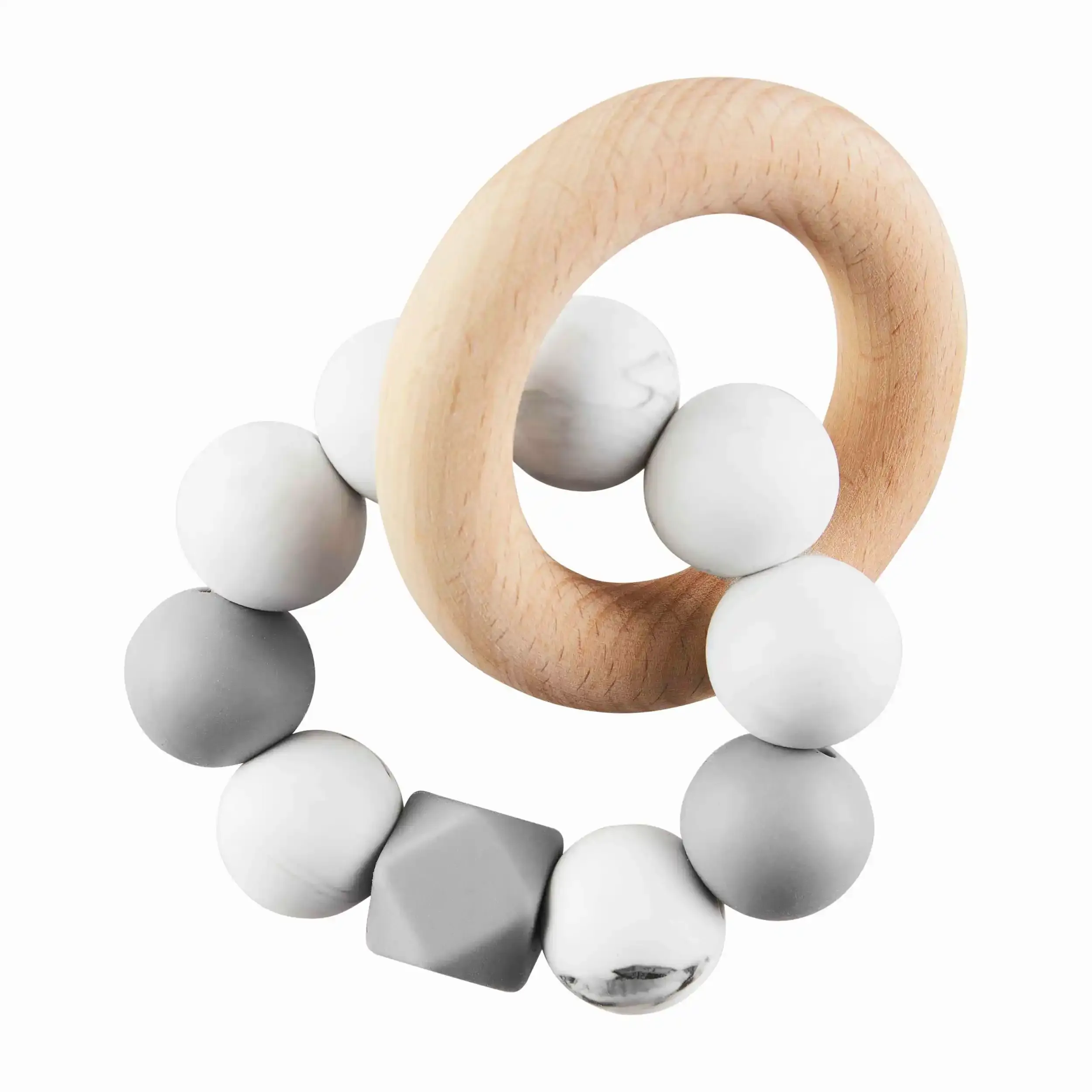 Silicone   Wood Teether