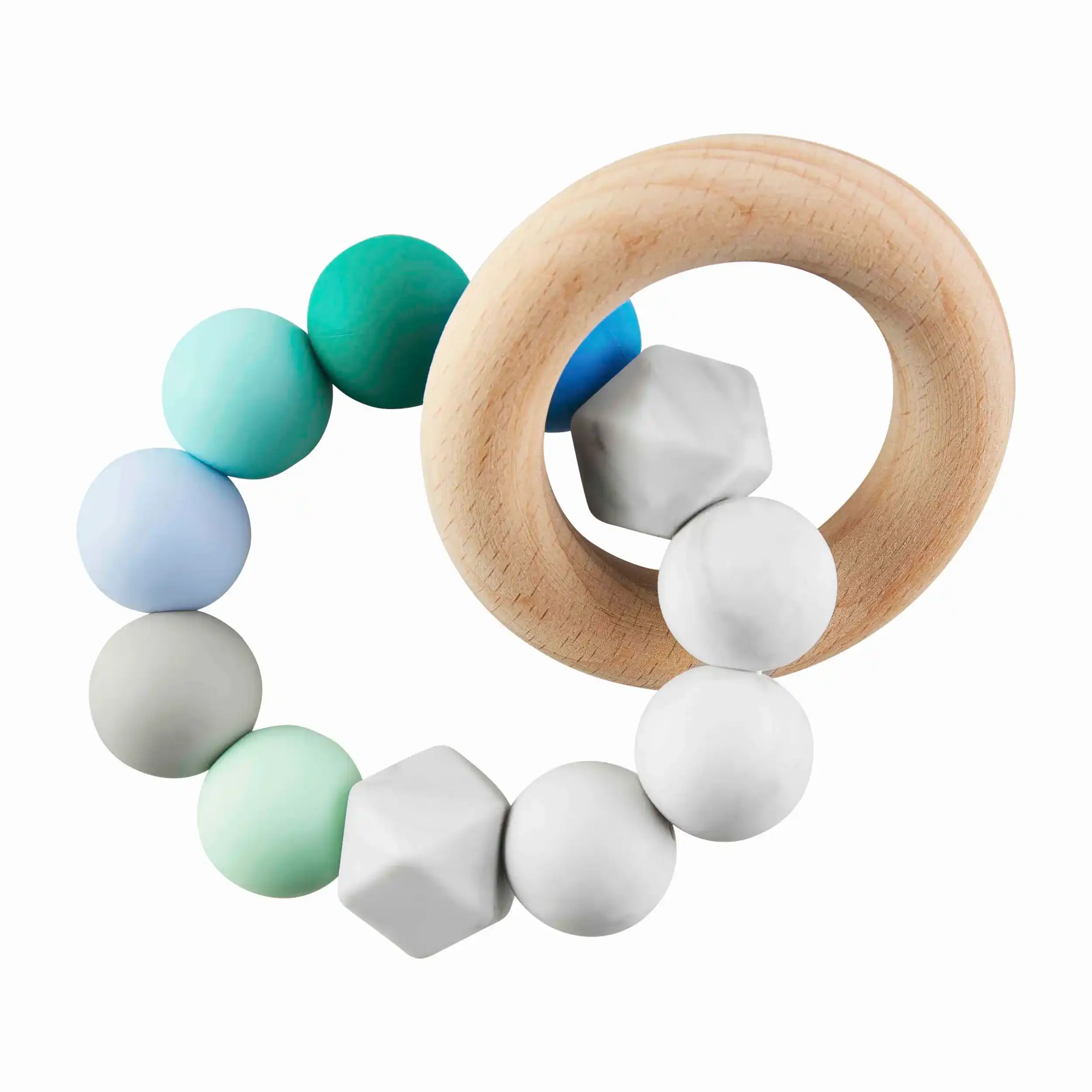 Silicone   Wood Teether