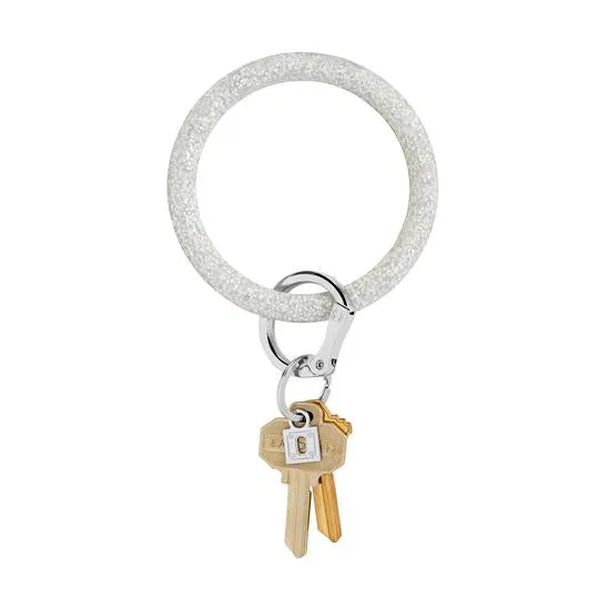Silver Confetti Silicone (BOKR-S-QS)