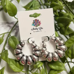 Silver Shrimp Earrings