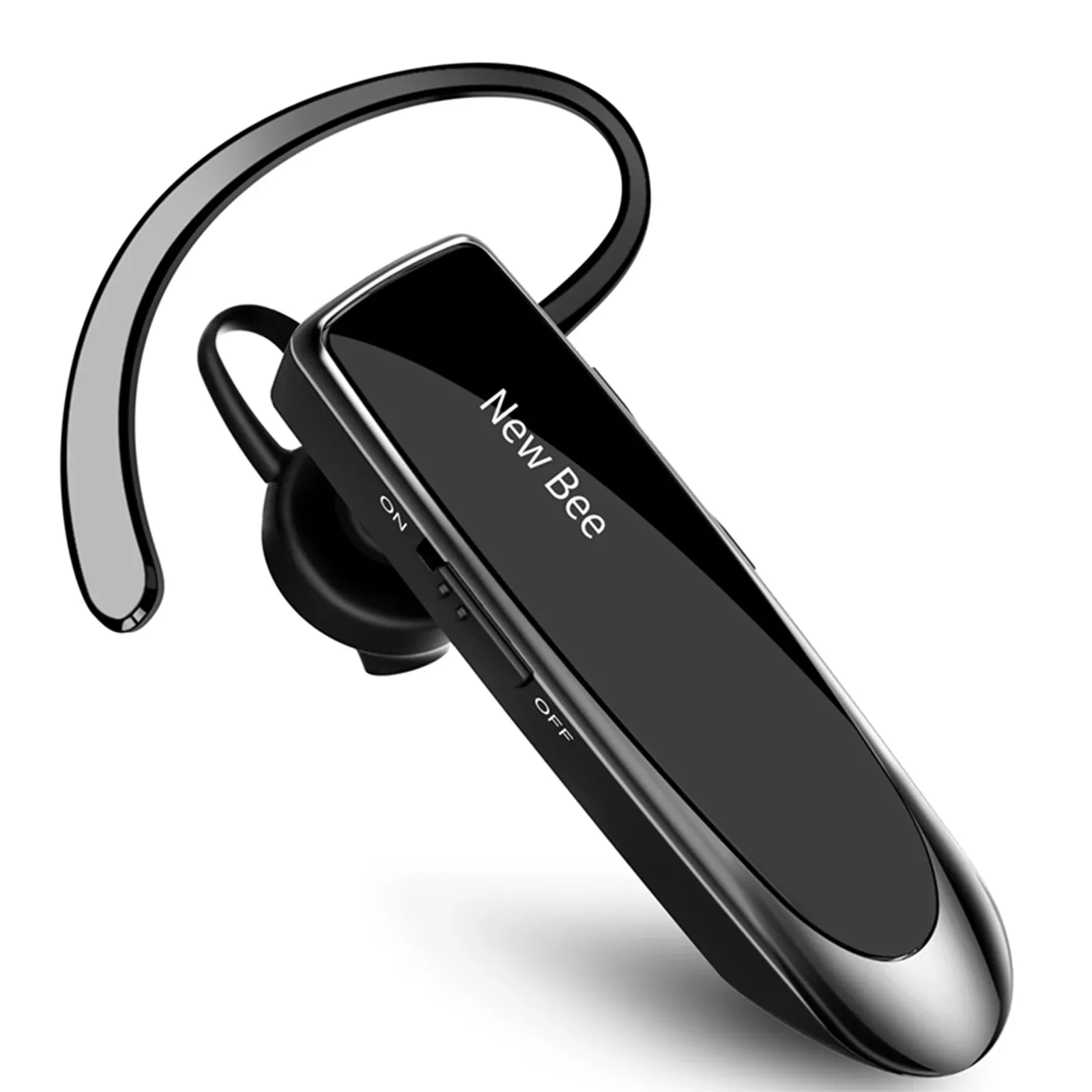 Single Wireless Bluetooth Headset Earphone - Noise Cancelling Mic - Sports Headphone - Hands-Free Earbuds