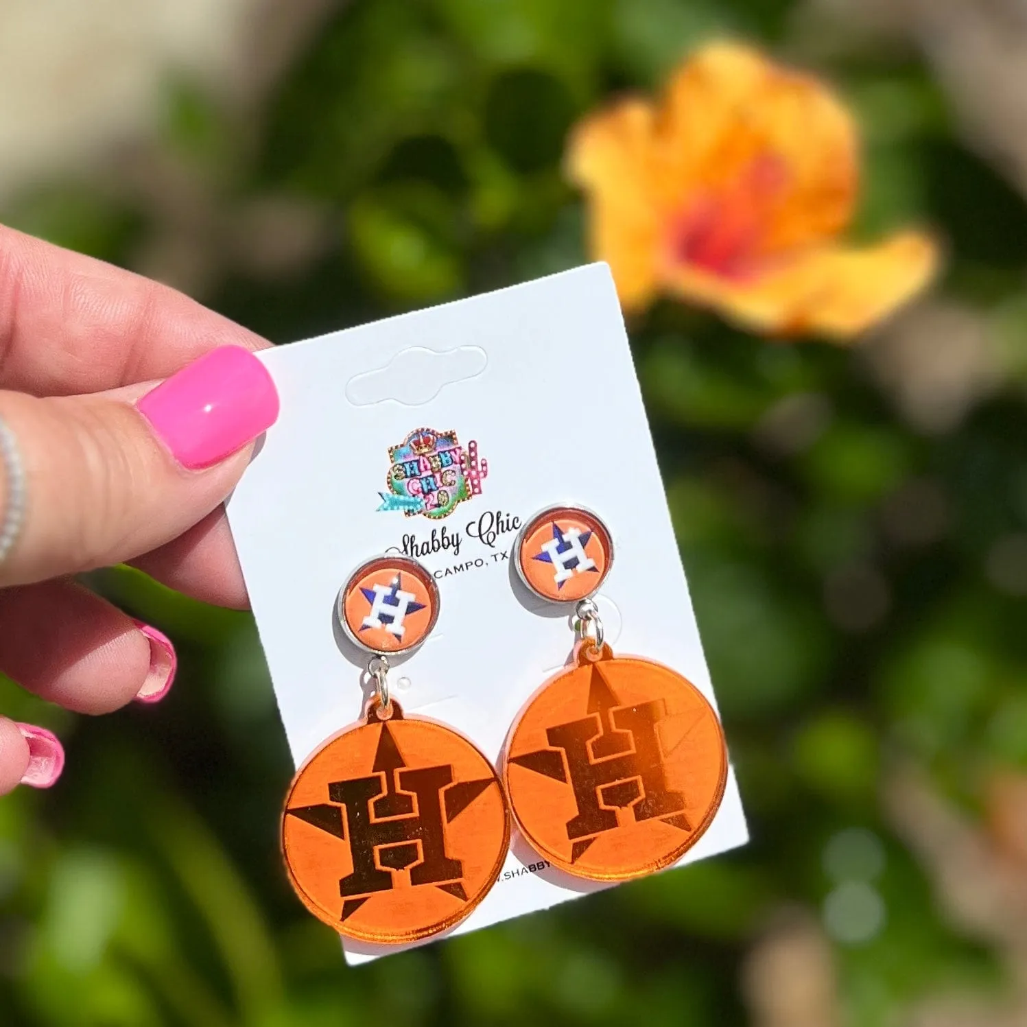 Small Round Team Earrings