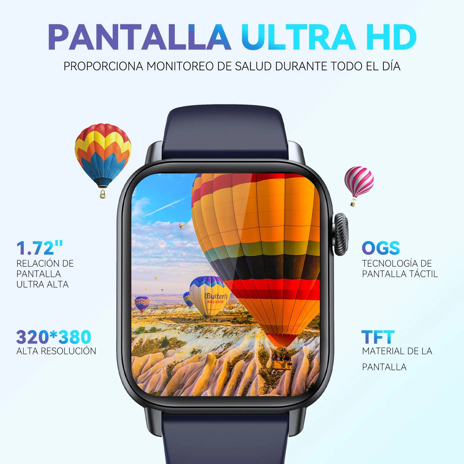 Smart Watch Men Women Sports Bluetooth Call Heart Rate   Description