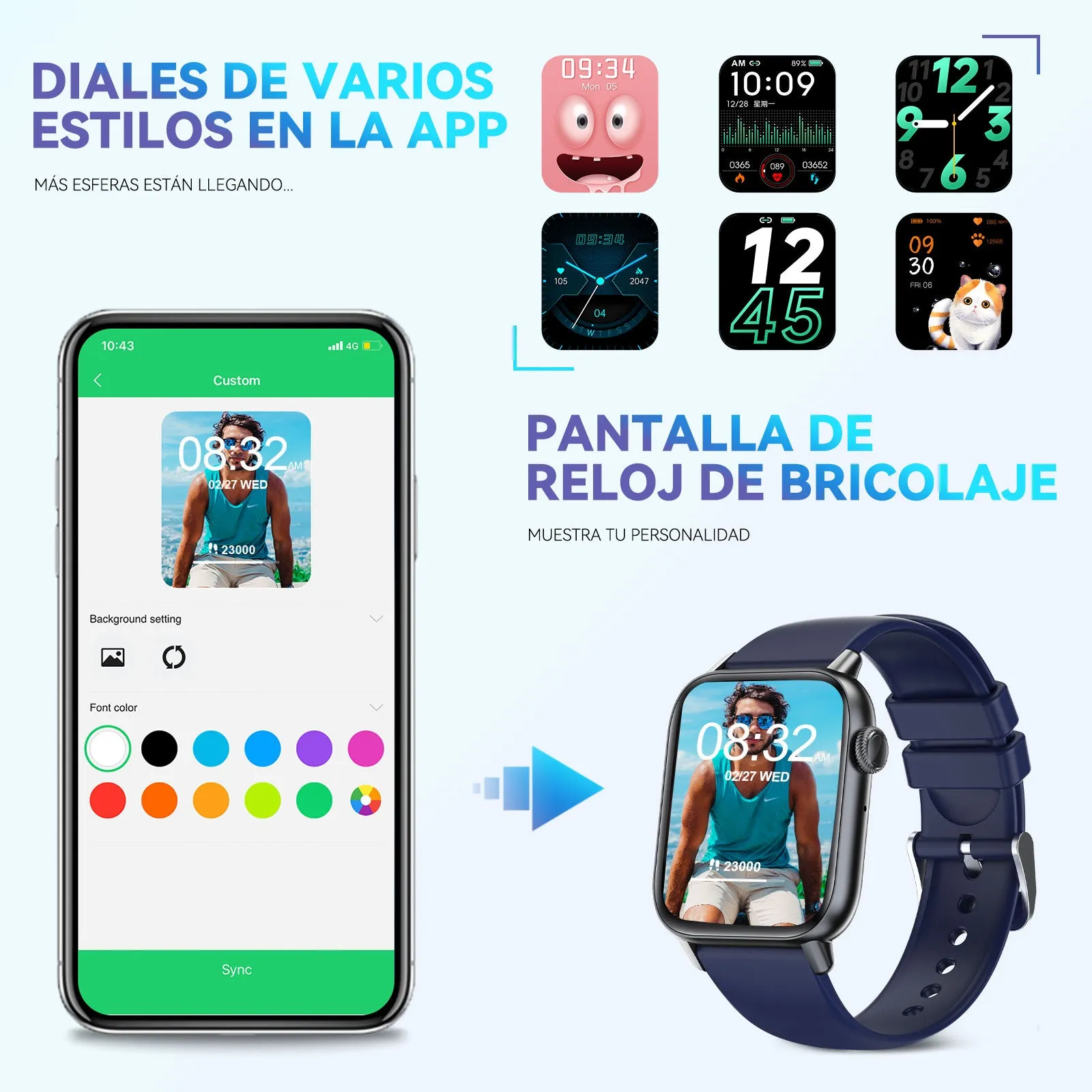 Smart Watch Men Women Sports Bluetooth Call Heart Rate   Description