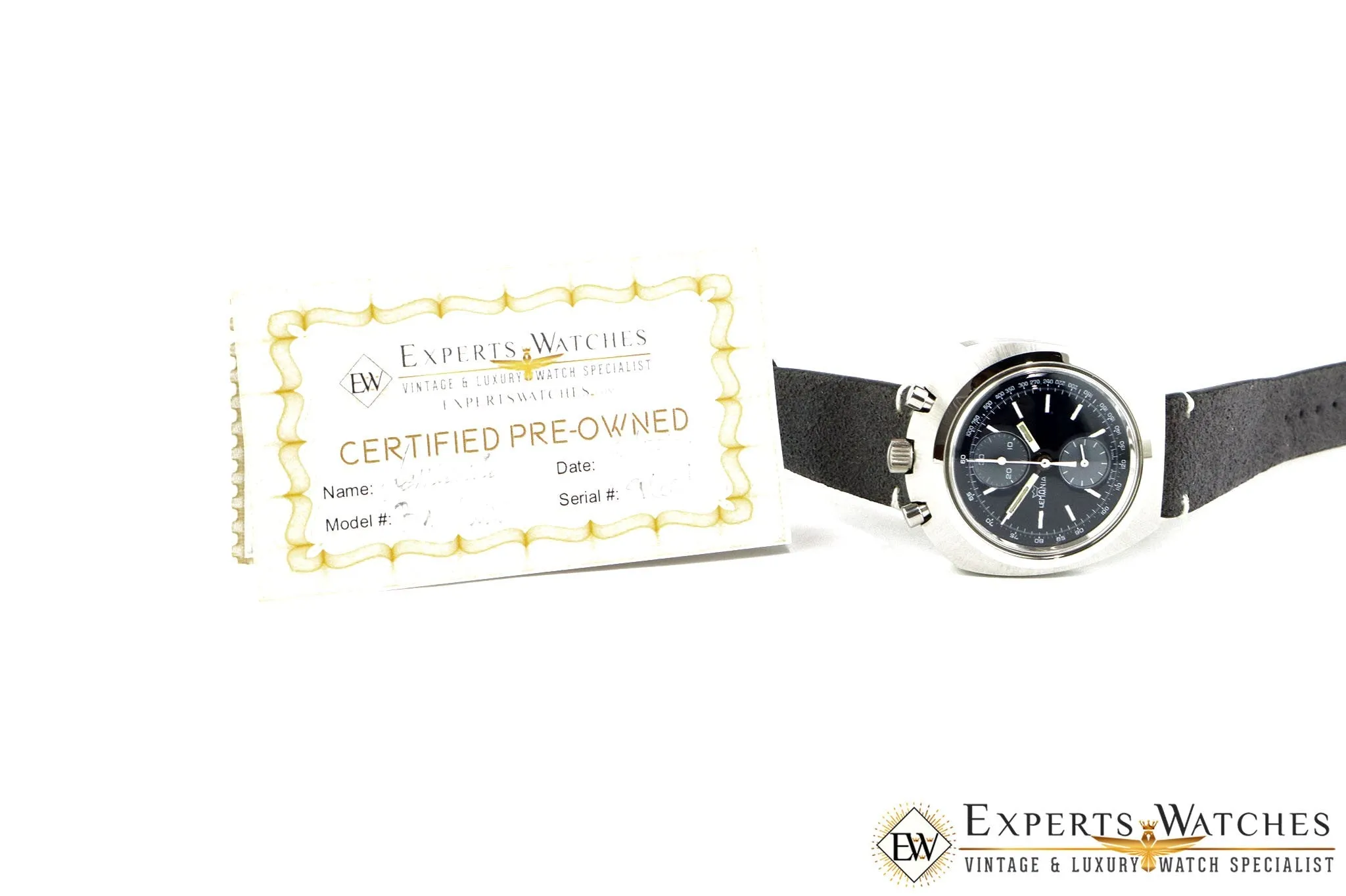 SOLD!!!  Serviced Vintage 1970's Lemania BullHead Chronograph 872 Omega 930 Watch CPO