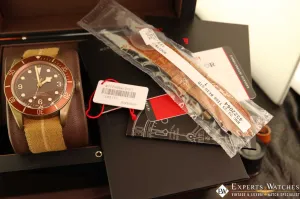 Sold!!! TUDOR Black Bay Bronze 79250BM 43mm Automatic Box and Papers