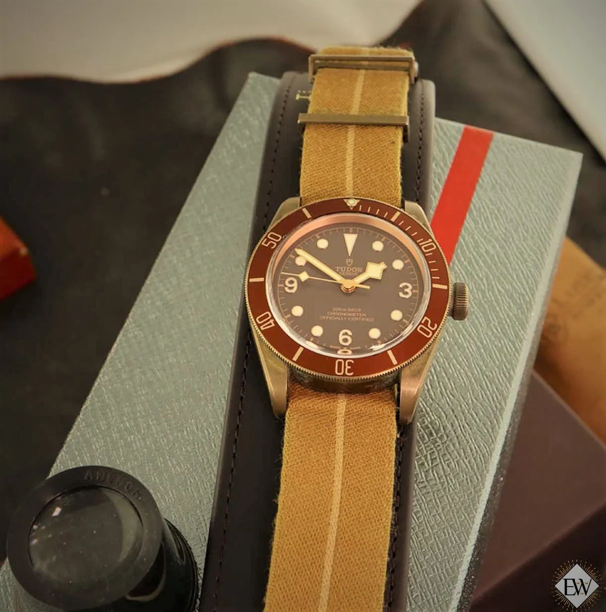 Sold!!! TUDOR Black Bay Bronze 79250BM 43mm Automatic Box and Papers