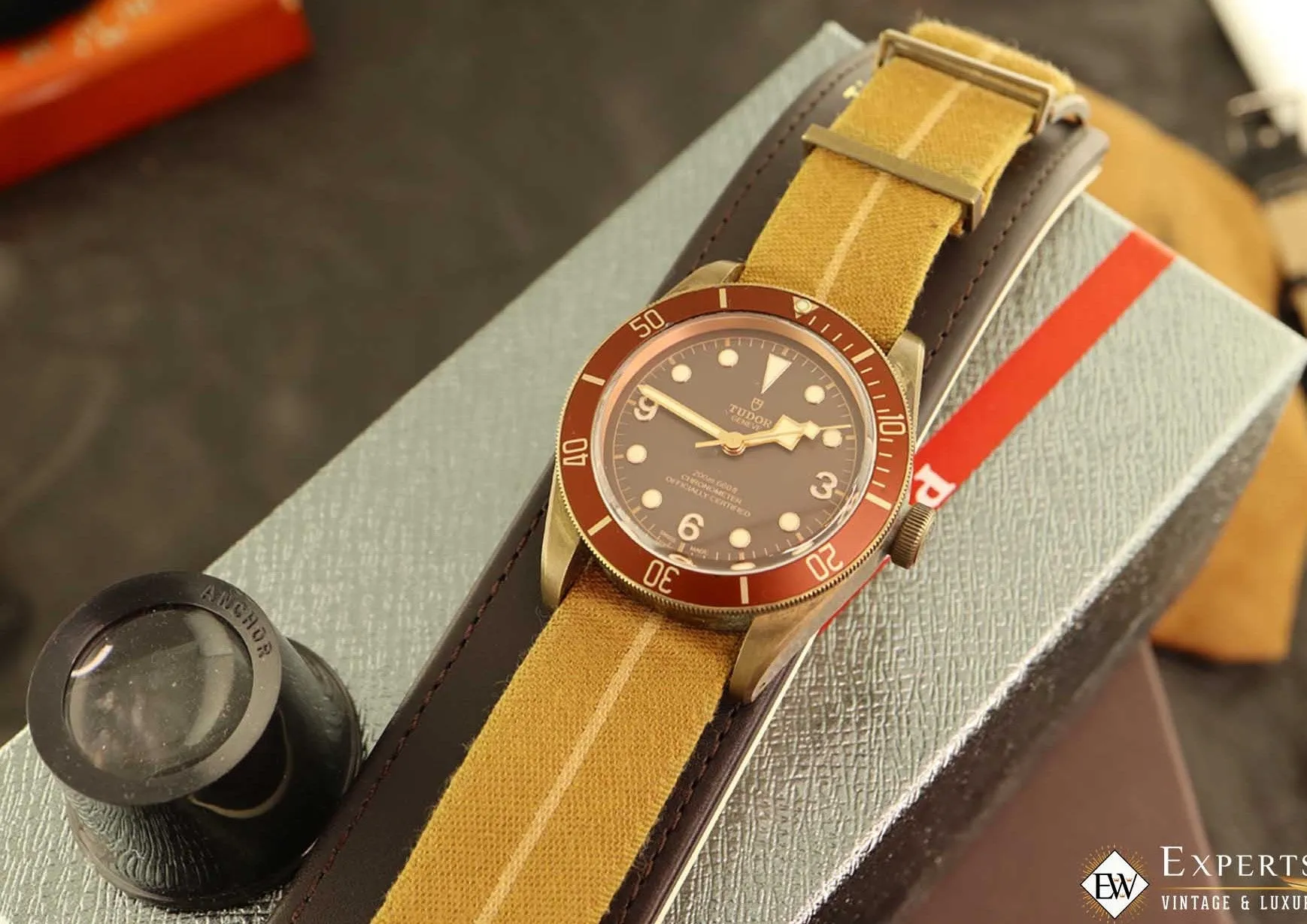 Sold!!! TUDOR Black Bay Bronze 79250BM 43mm Automatic Box and Papers
