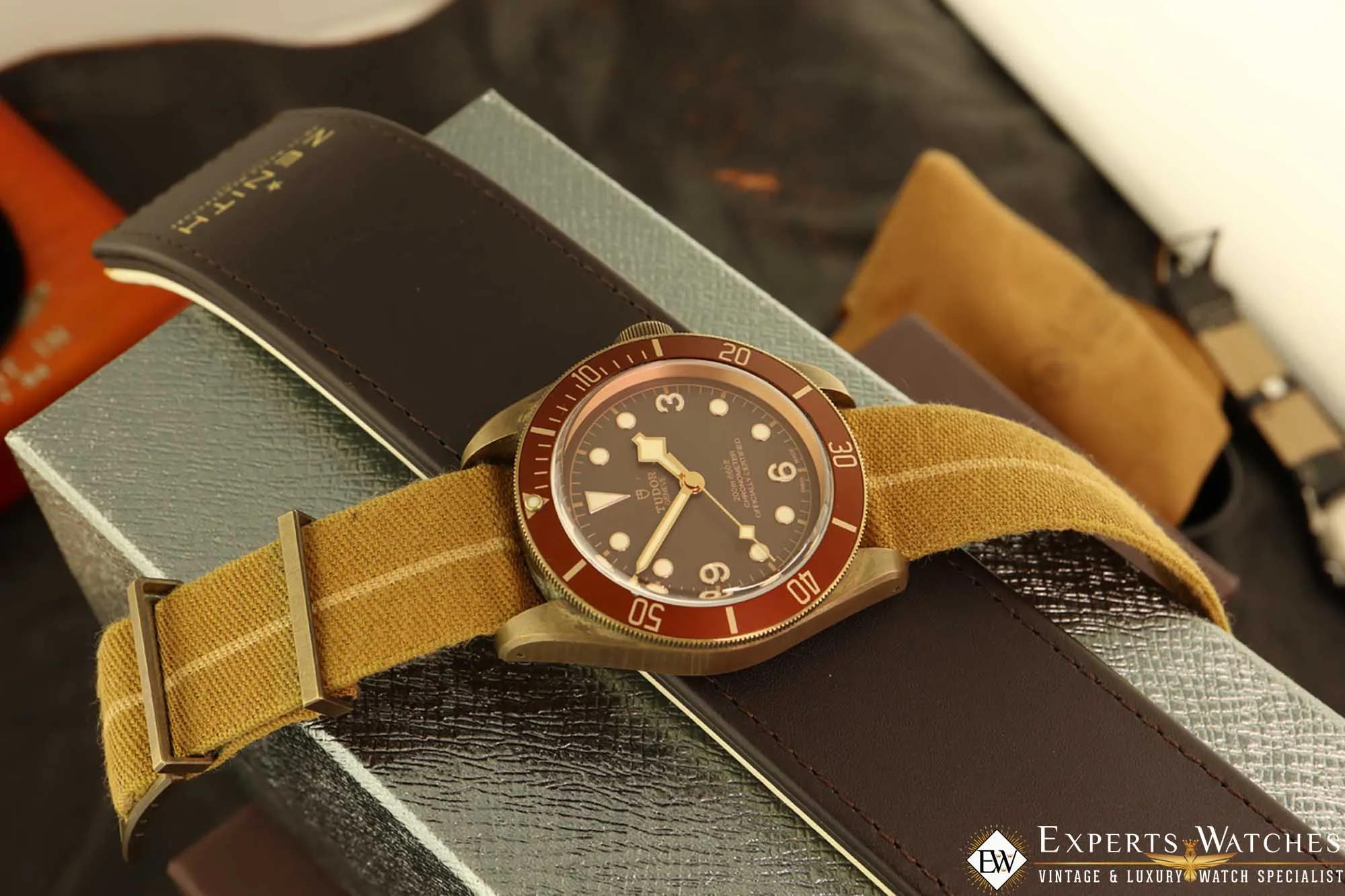 Sold!!! TUDOR Black Bay Bronze 79250BM 43mm Automatic Box and Papers