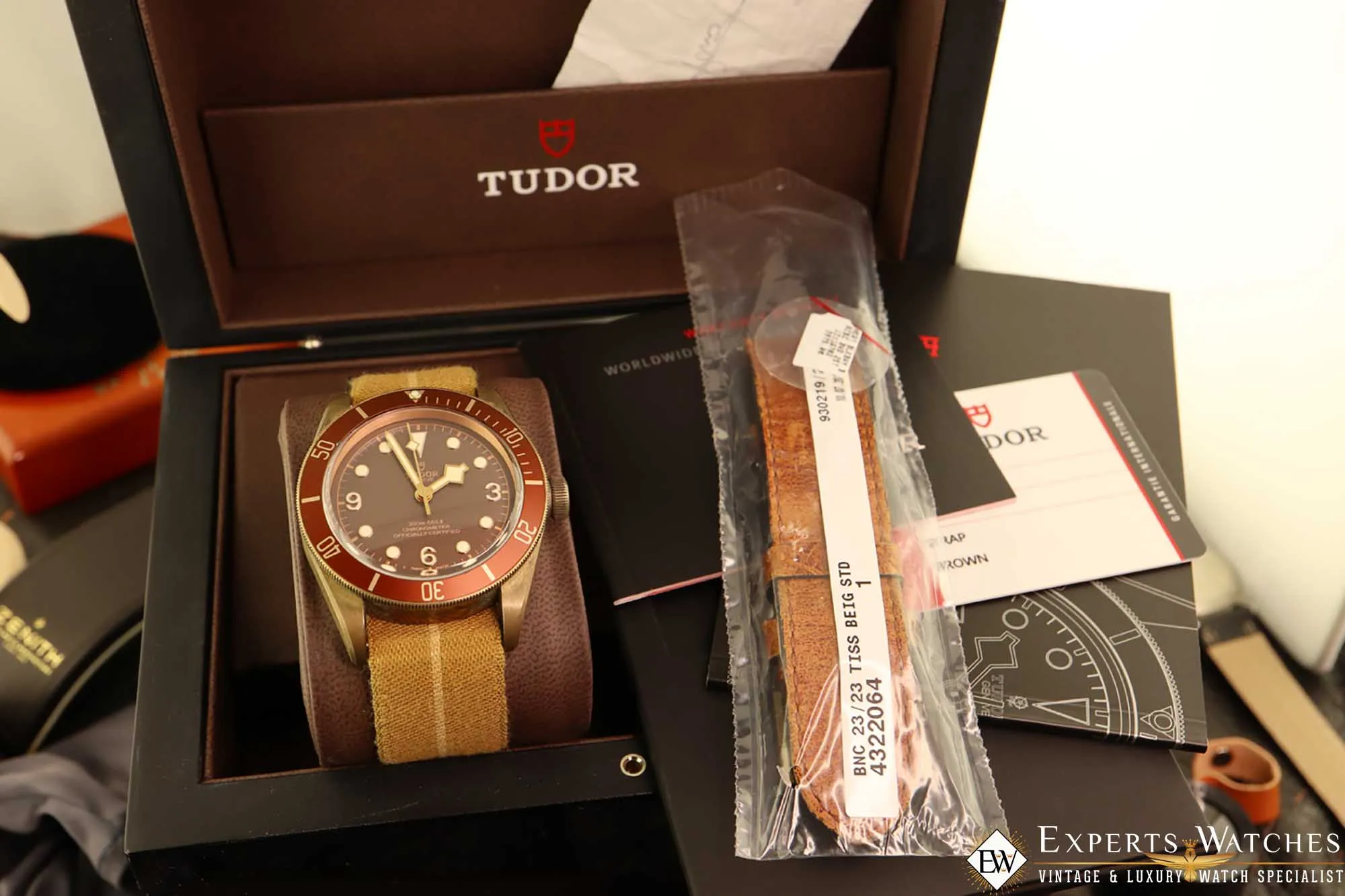 Sold!!! TUDOR Black Bay Bronze 79250BM 43mm Automatic Box and Papers