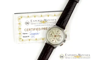 SOLD!!!  Vintage 1950s Lemania 105 Chronograph WWII Cal 1275 (320 / 321) CH27 Watch CPO