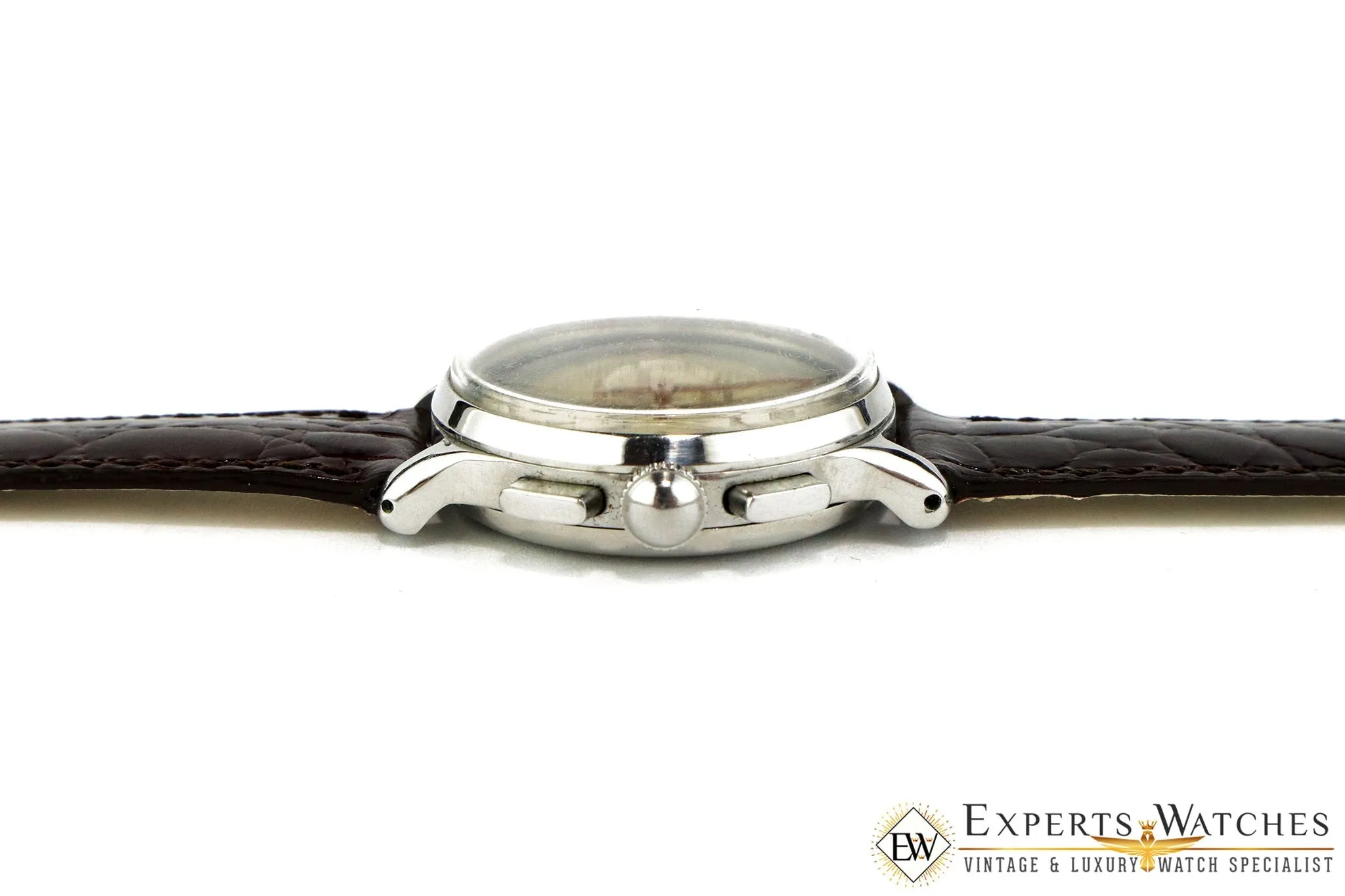SOLD!!!  Vintage 1950s Lemania 105 Chronograph WWII Cal 1275 (320 / 321) CH27 Watch CPO
