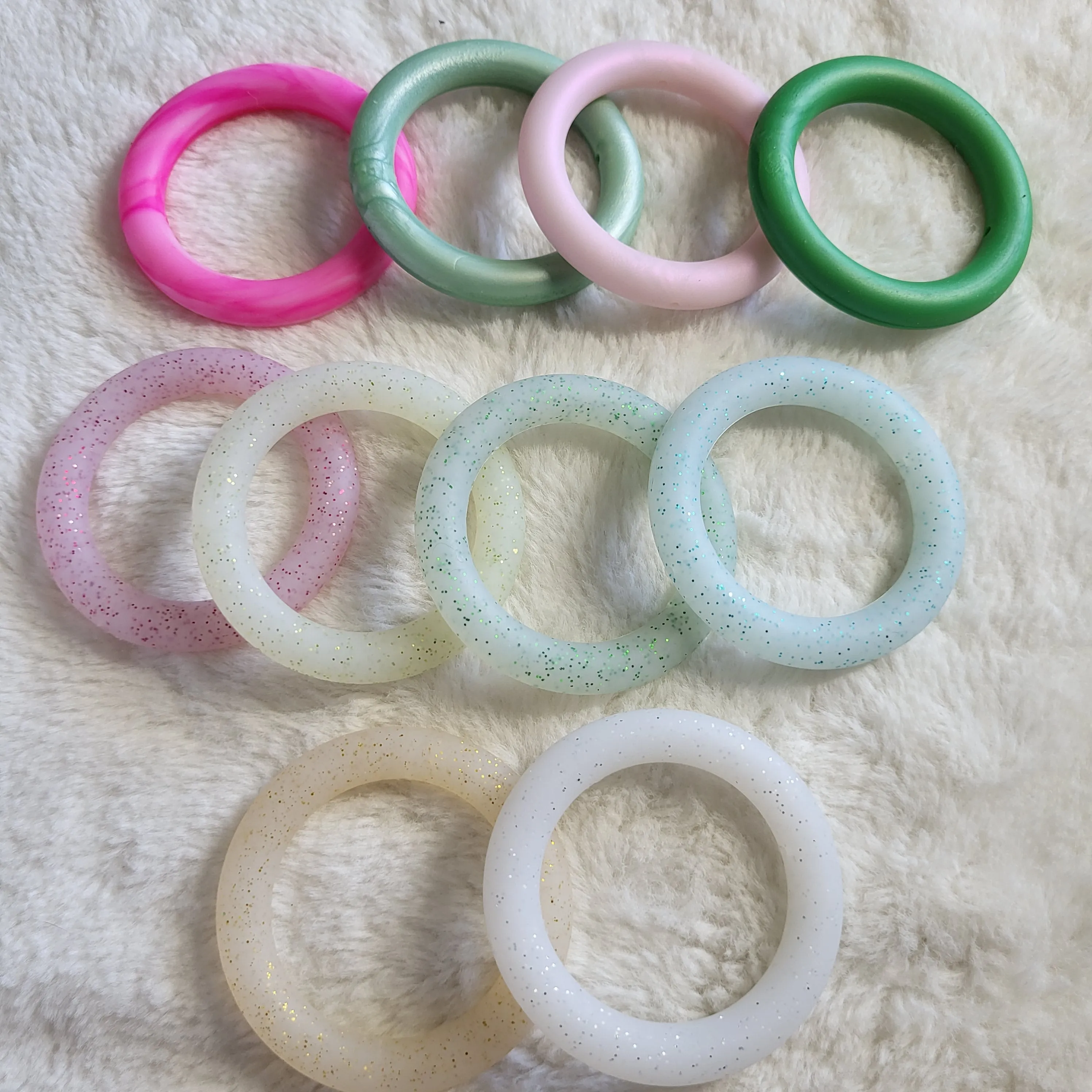 Specialty Color Silicone Rings
