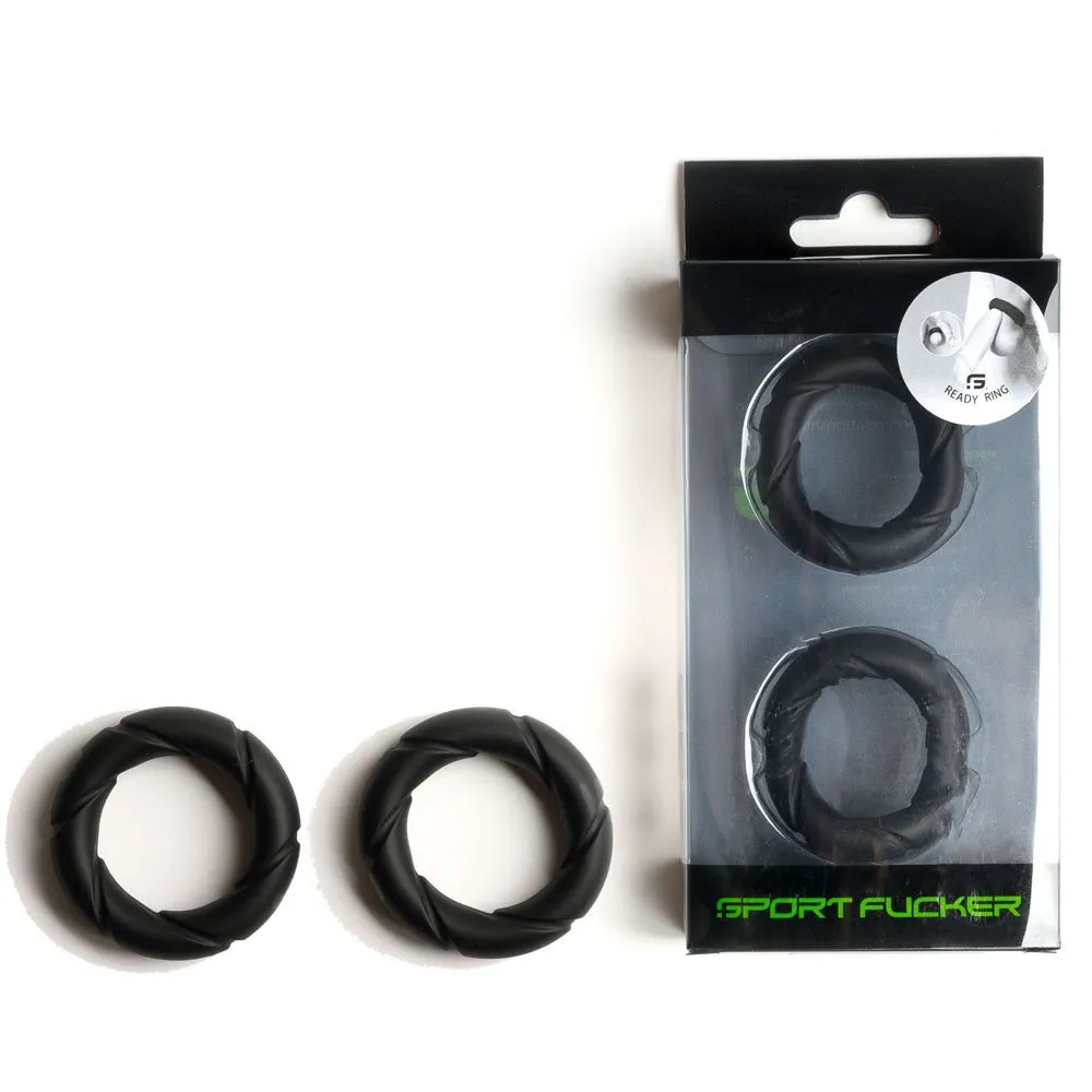 Sport Fucker Ready Rings - Black - 2 Pack