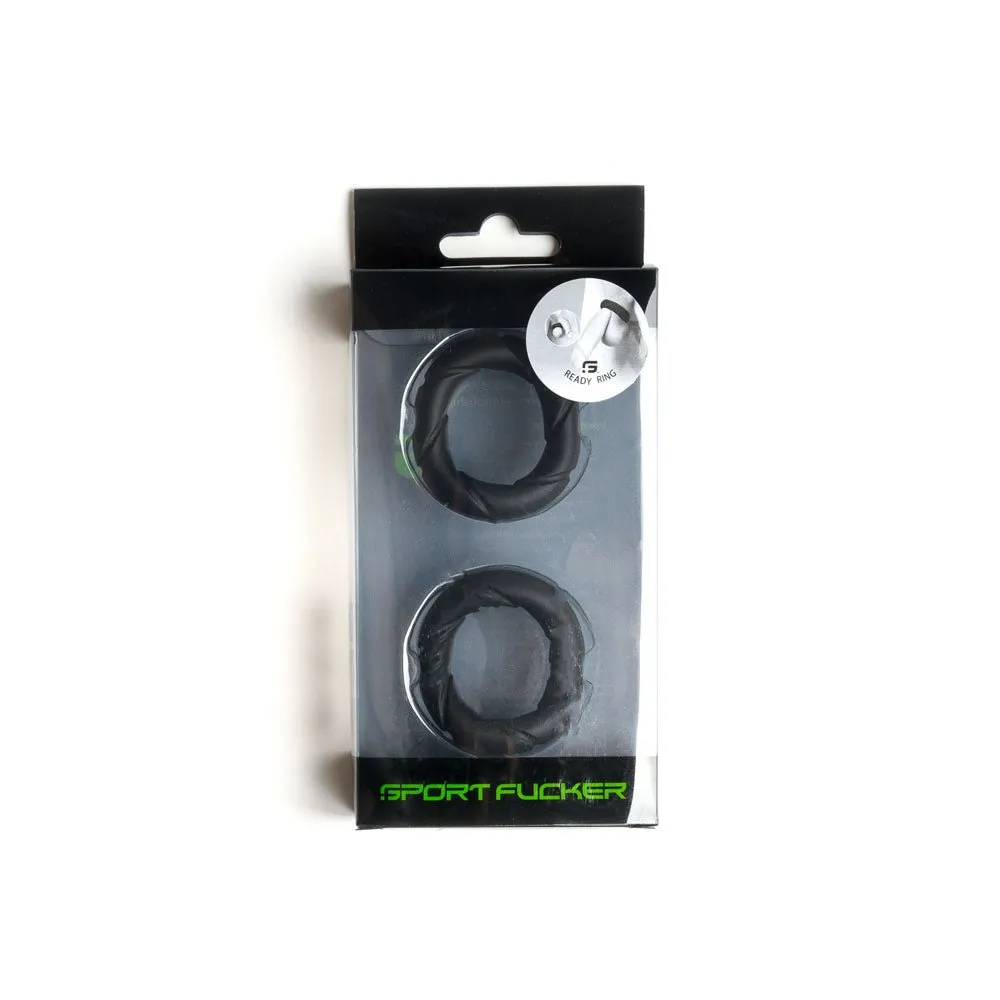 Sport Fucker Ready Rings - Black - 2 Pack