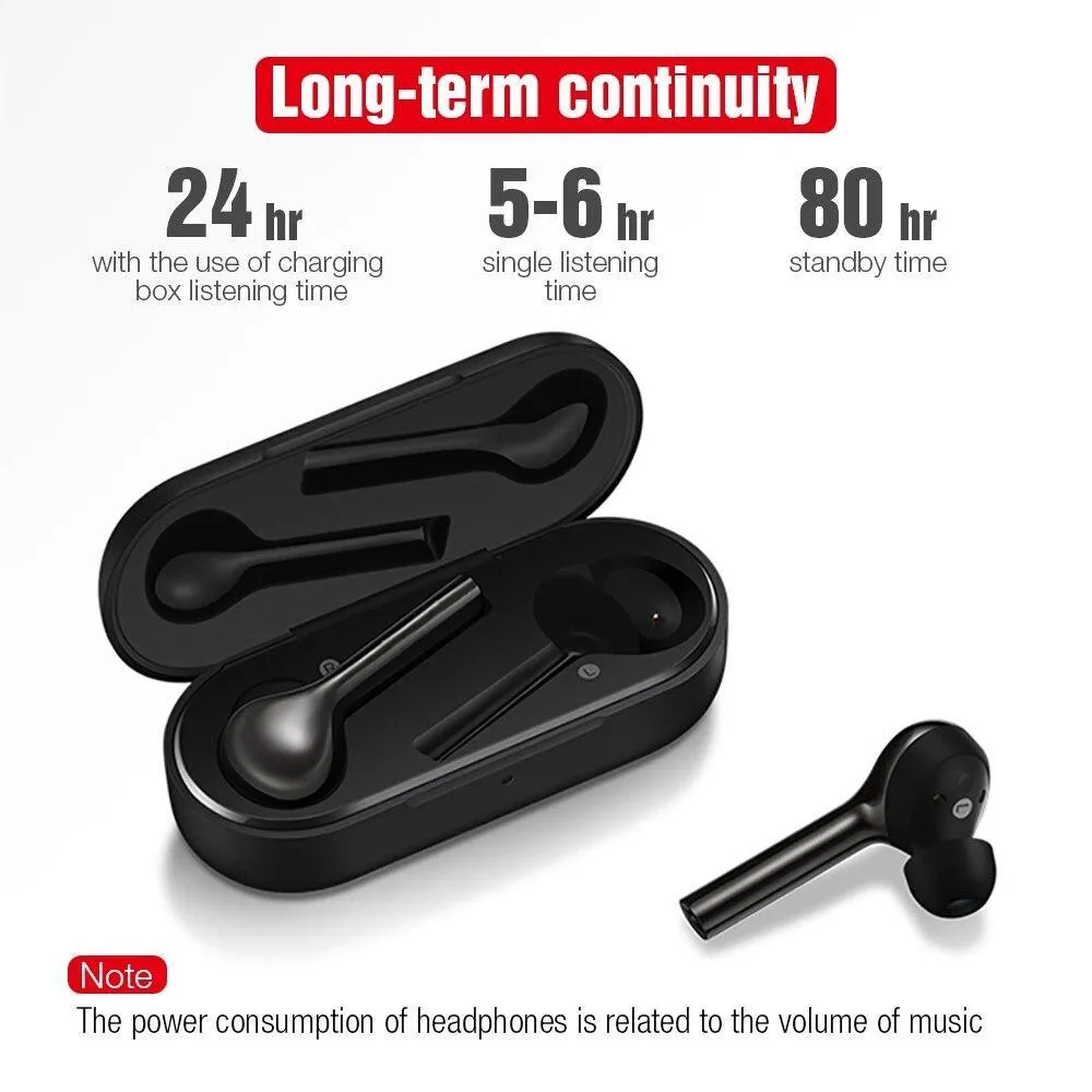 STEVVEX  Bluetooth Wireless Earphone Headphones Freebud Touch Control Sport Headset With Dual Microphone For Mobile Phone