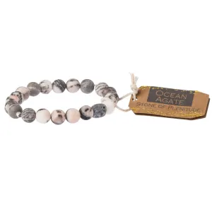 Stone Stacking Bracelet: Ocean Agate